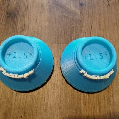 Pin steps +1.5 blue