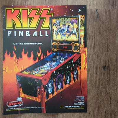 Kiss limited edition flyer