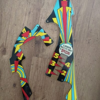 Jet Spin pinball plastics