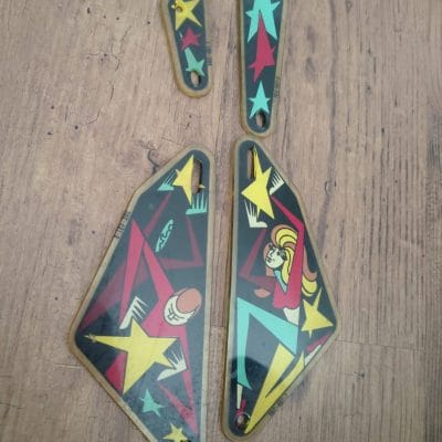 Star Dust pinball plastics