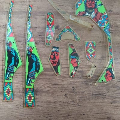 Little Chief pinball plastics
