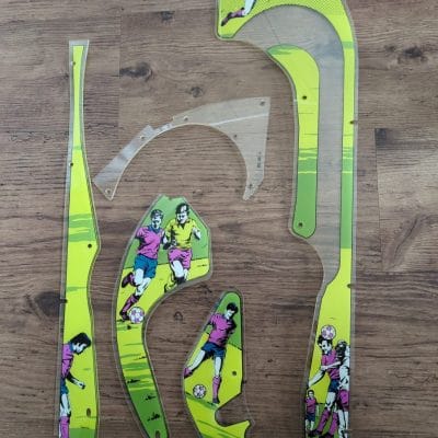 World cup pinball plastics