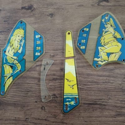 Hot Line pinball plastics