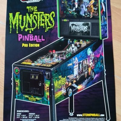 The Munsters Pinball Pro Edition flyer