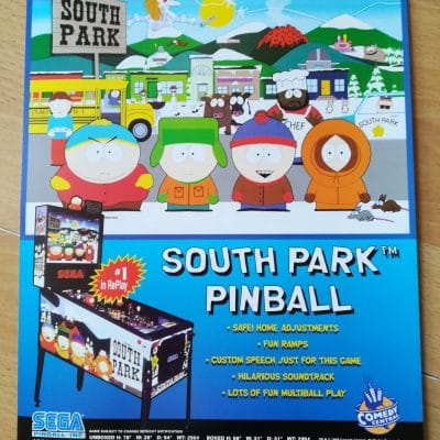 South Park Pinball flyer