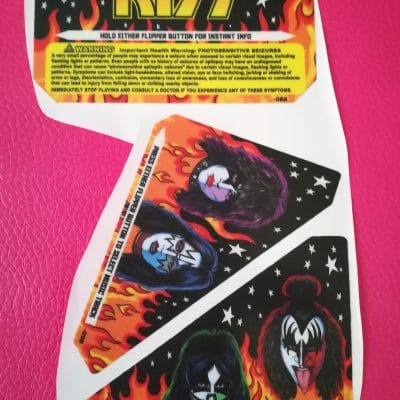 Kiss Pinball Decal