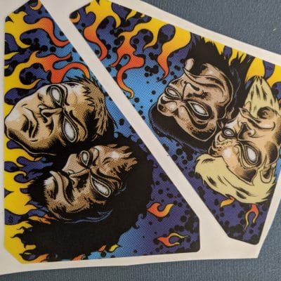 Metallica apron sticker