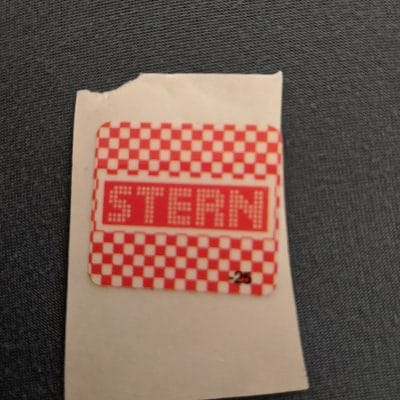 Stern Sticker