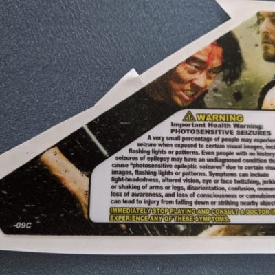 Walking Dead apron decal