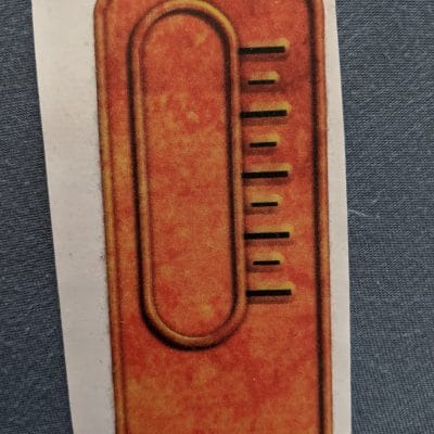 Stern plunger sticker