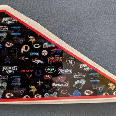 NFL apron decal