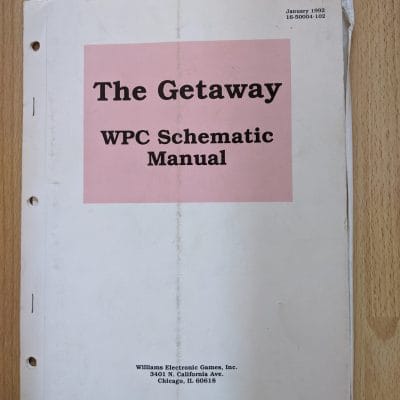 The Getaway WPC schematic manual