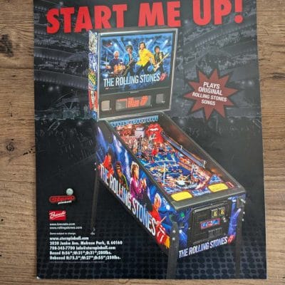 The Rolling Stones flyer