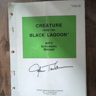 Creature from the Black Lagoon WPC Schematic Manual