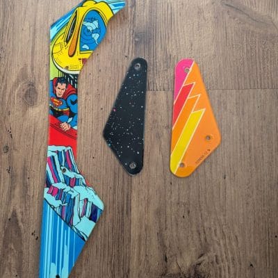 Superman pinball plastic