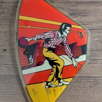 Triple Strike pinball plastic