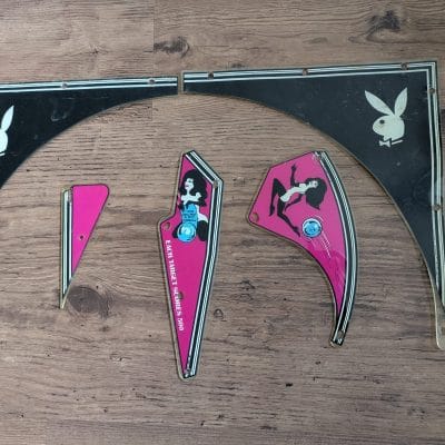 Playboy pinball machine plastics