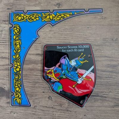 Wings of Steel pinball machine plastics