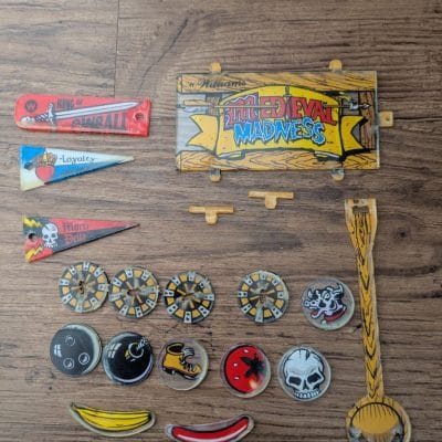 Medieval madness pinball plastics