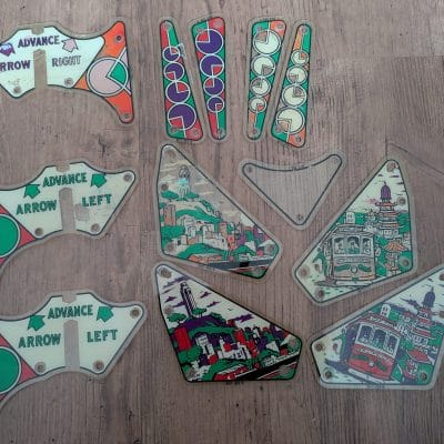 San Francisco Pinball machine plastics