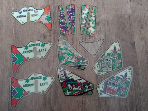 San Francisco Pinball machine plastics