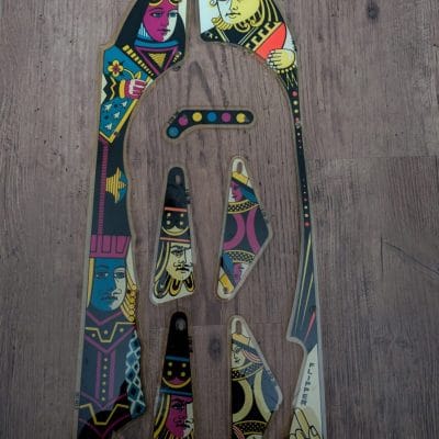 Dealers choice pinball machine plastics