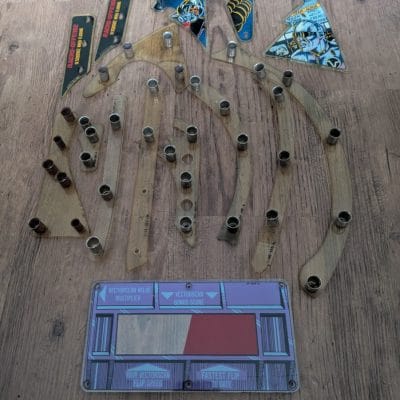 Vector pinball machines plastics