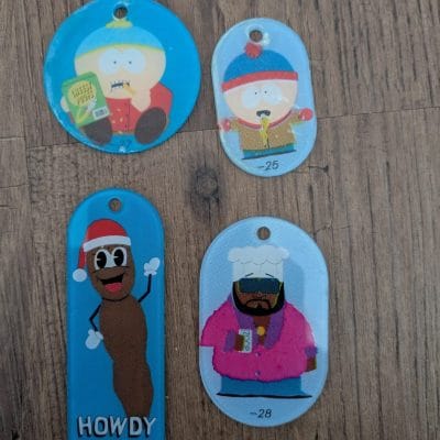 South Park pinball plastics