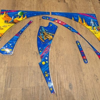 Future world pinball plastics