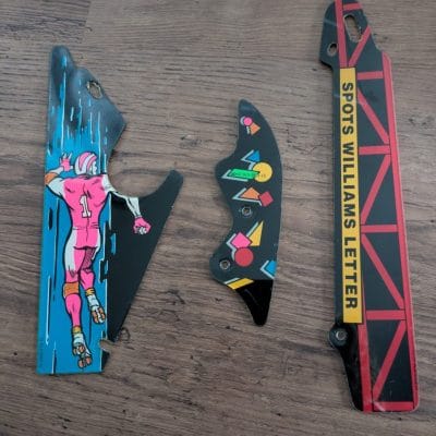 Rollergames pinball plastics