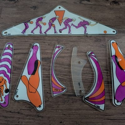 Pin Up pinball plastics