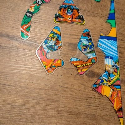 Hot Wheels pinball plastics