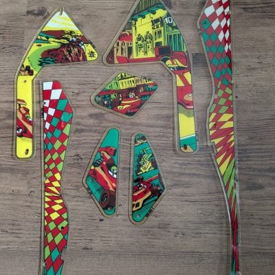 Grand Prix pinball plastics