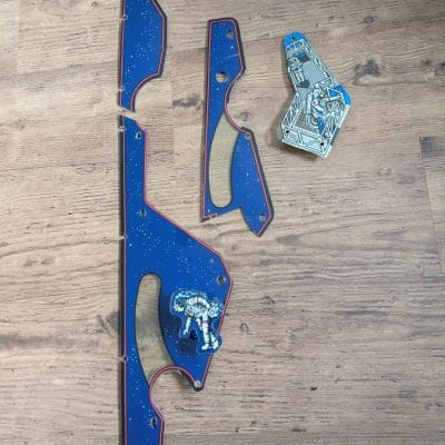 Space Shuttle pinball plastics
