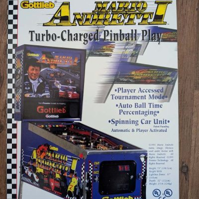 Mario Andretti flyer