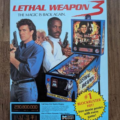 Lethal Weapon 3 flyer