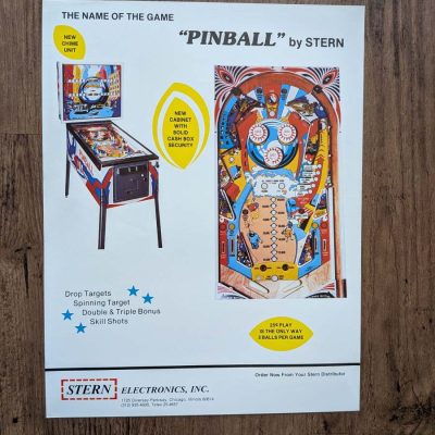 Pinball flyer