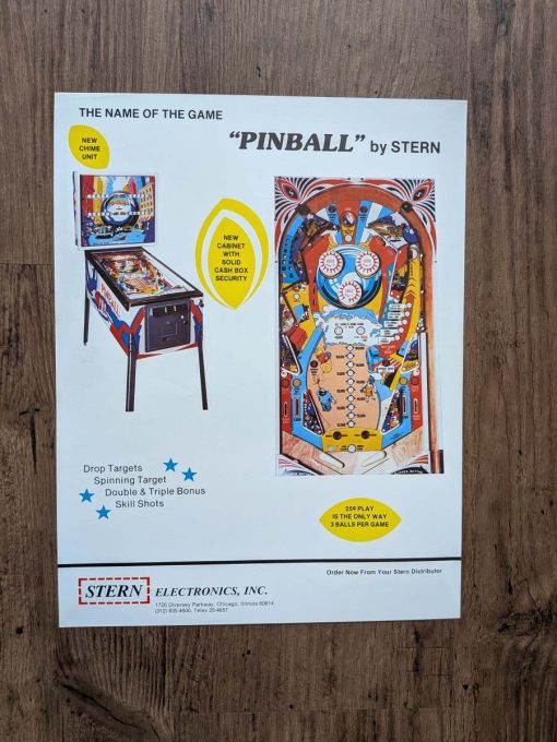 Pinball flyer - London Pinball