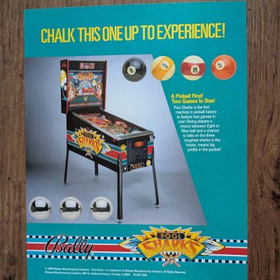 Pool Sharks flyer