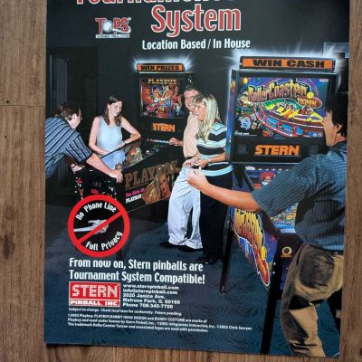 Tournament Pinball system flyer