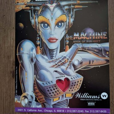 The Machine Bride of Pin Bot flyer