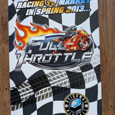 Full throttle flyer