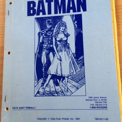 Batman Pinball Manual