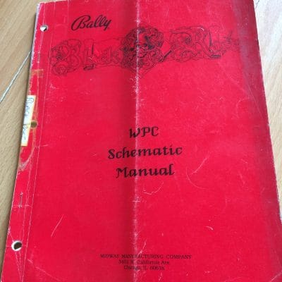 Black Rose Pinball Schematic Manual