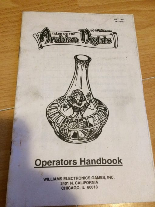 Tales Of The Arabian Nights Operators Handbook