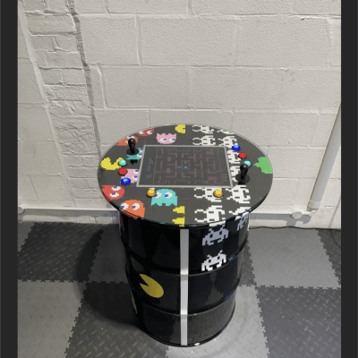Pac Man & Space Invaders retro arcade gaming station