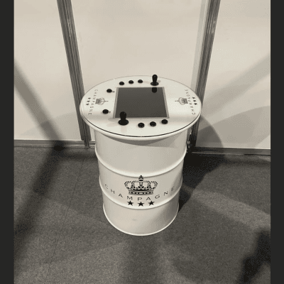 Champagne Retro Arcade Gaming Station