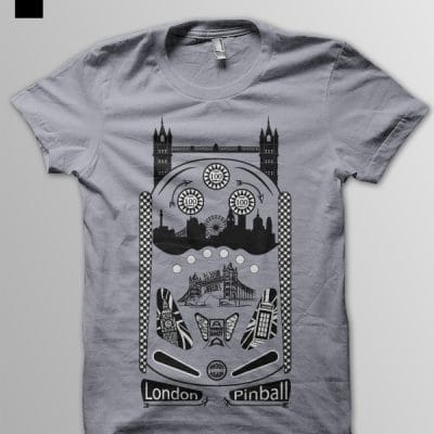 London Pinball Playfield T Shirt