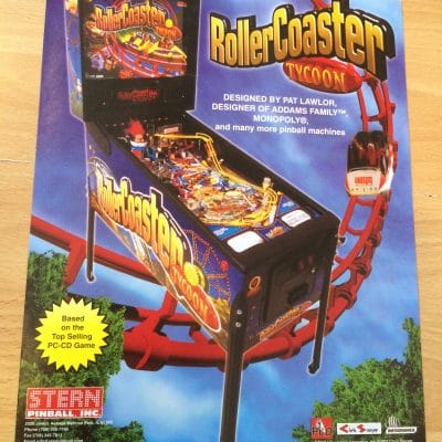 Rollercoaster Tycoon flyer (A5)