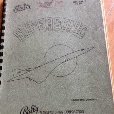 Supersonic Pinball Manual